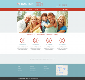 dental website design dalton ga